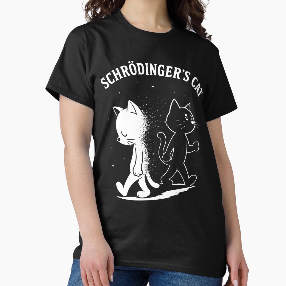 Schrödinger's Cat Funny Science Cat Paradox by CamaleonDesigns