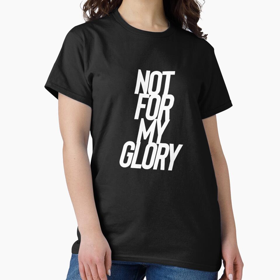 Not For My Glory Christian Faith Bible Verse Inspirational Christian Typography Graphic by River Silva