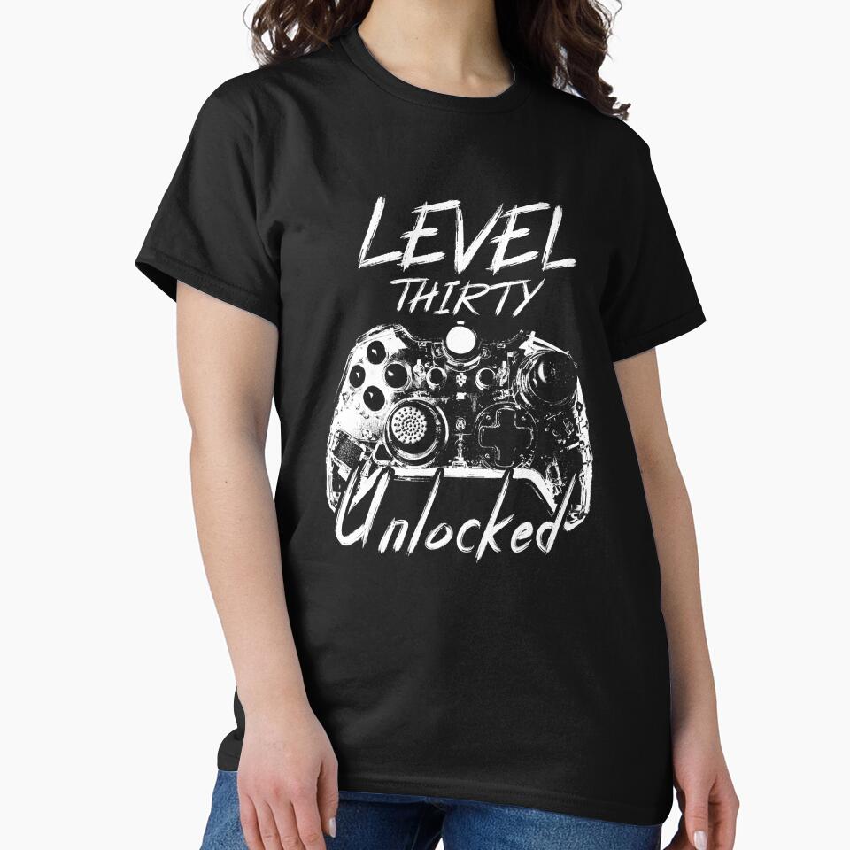 Level Thirty Unlocked Gamer 30th Birthday by FGTV2021