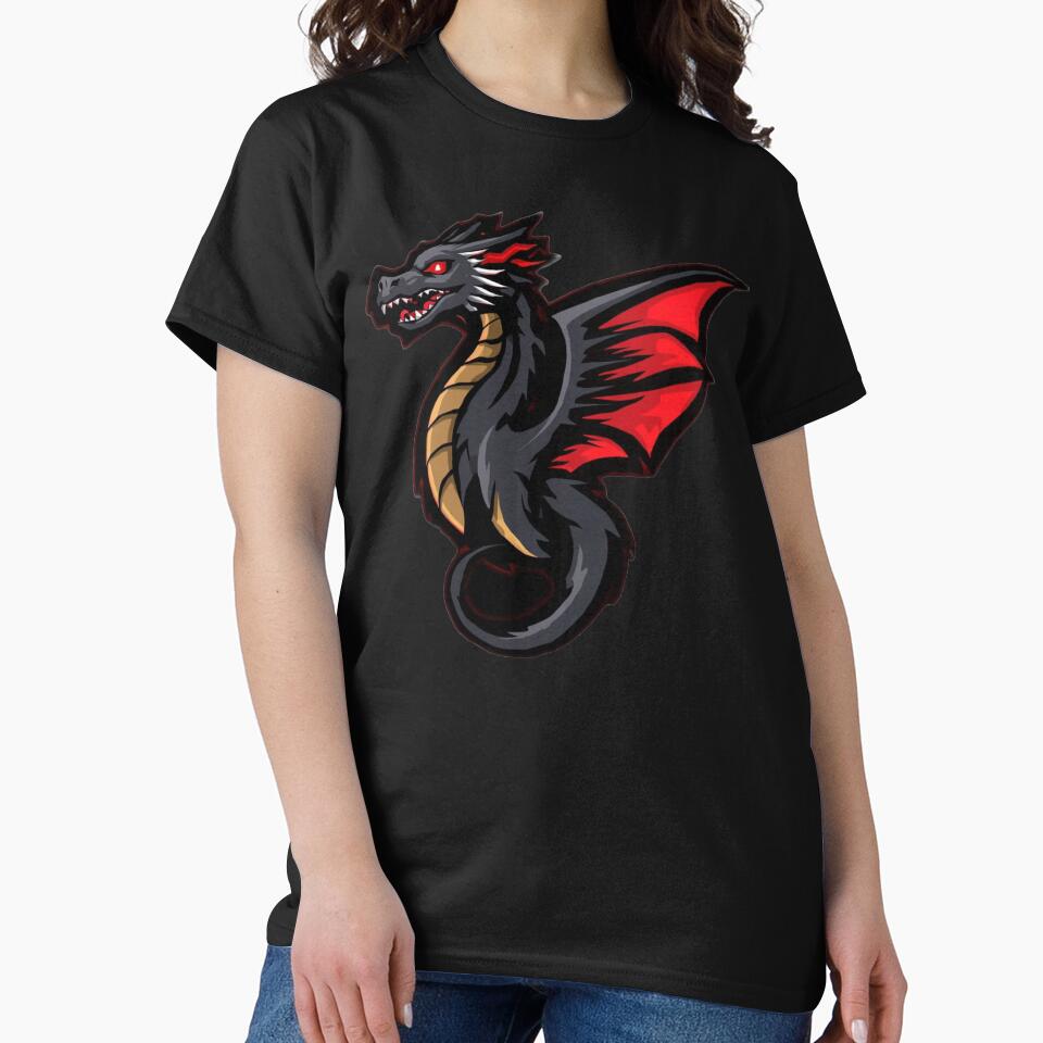 Fierce Black Dragon Esports Mascot by SenTinio