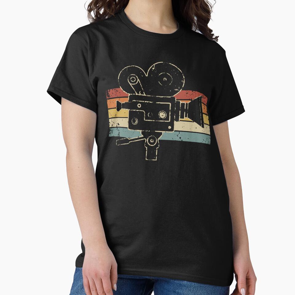 Vintage Distressed Retro Movie Camera by Imaginationbeyond