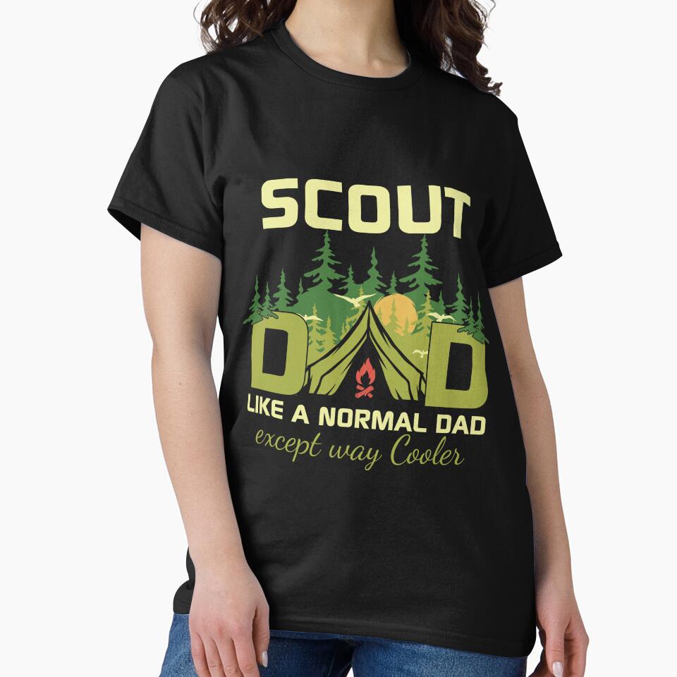 Scout Dad Like A Normal Dad Except Way Cooler by RED FIR