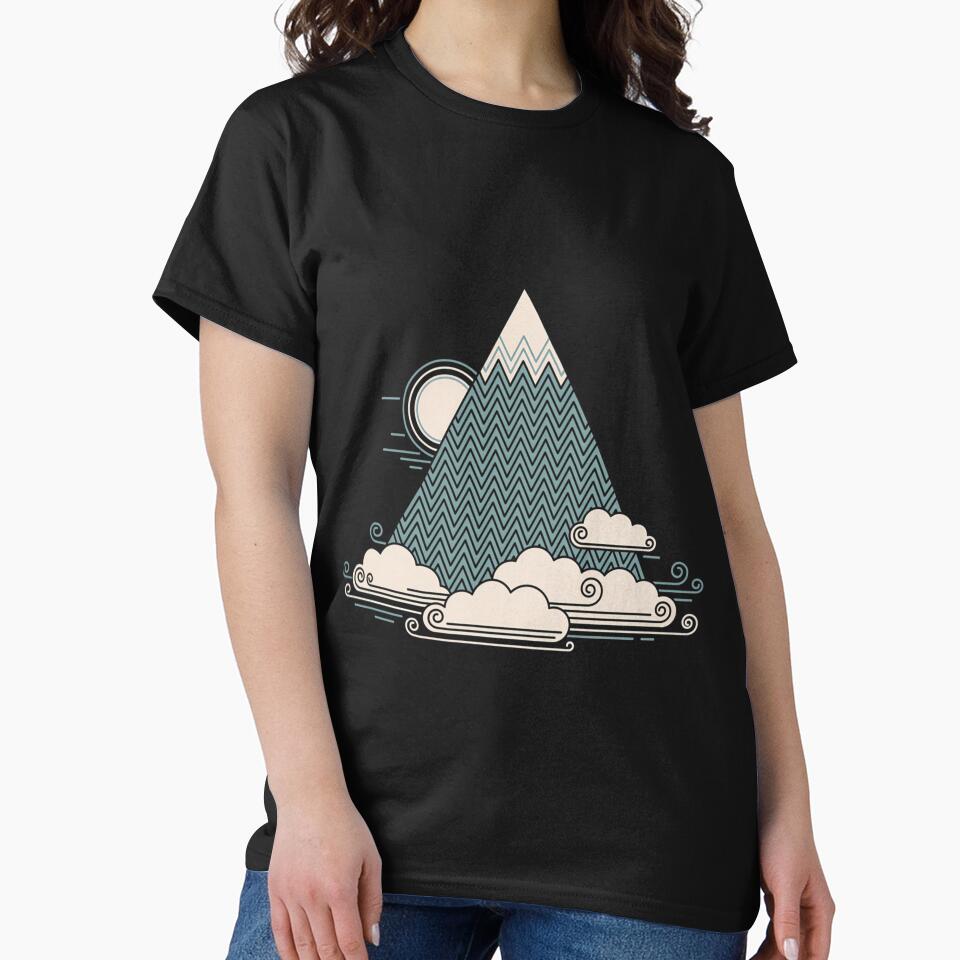 Cloud Mountain Minimal Landscape by hislnavi66