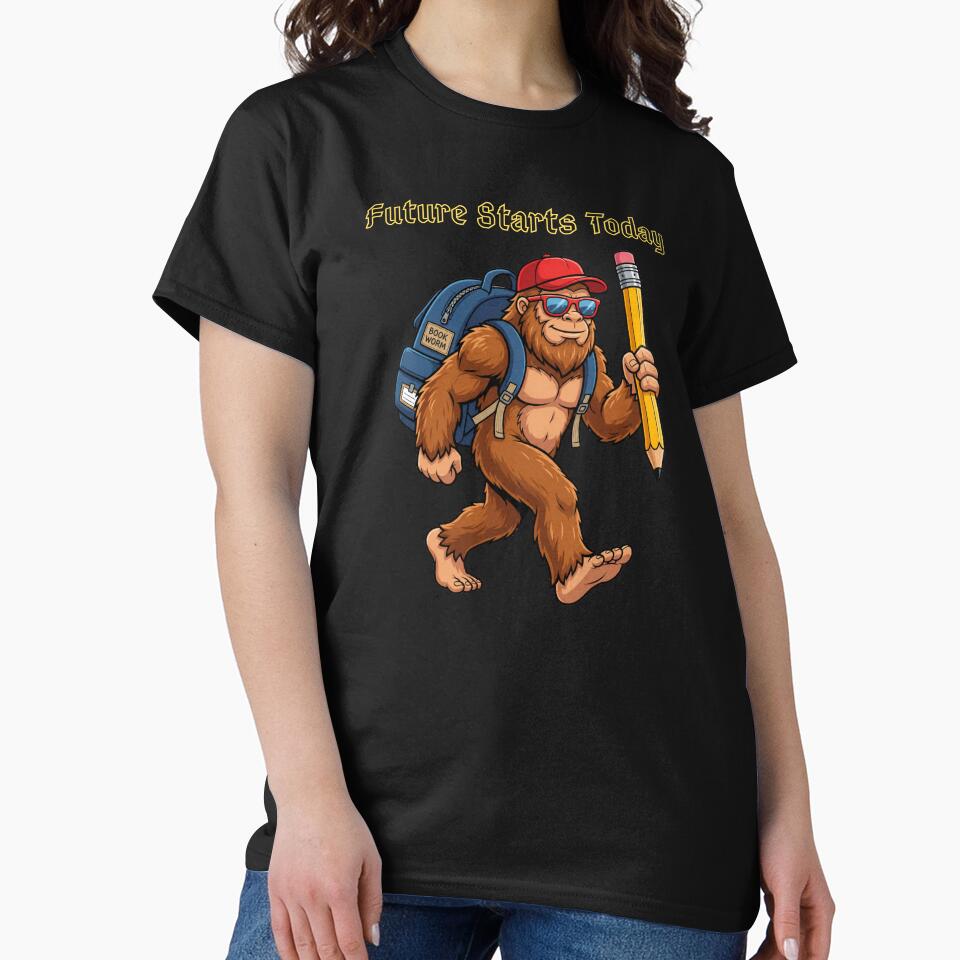 Future Starts Today, Back to School T-Shirt Funny by MalwasBasket