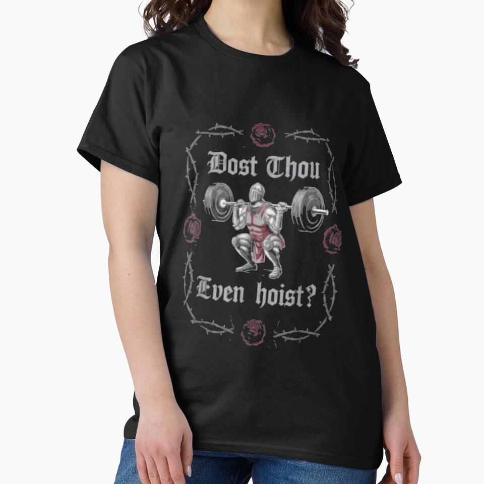 Dost Thou Even Hoist? Knight Weightlifter Workout Gym by Gbriel3