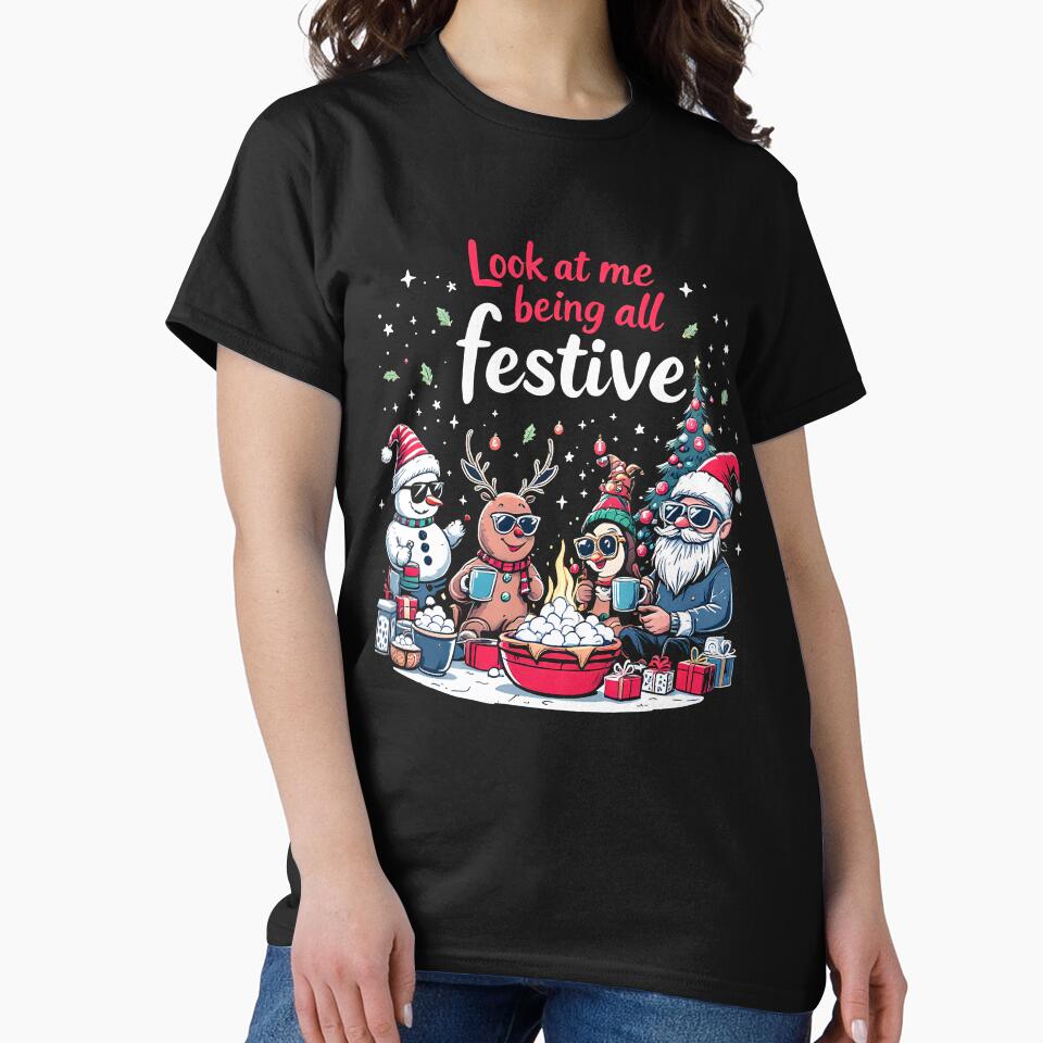 Look at me being all festive funny christmas by INK-Creations