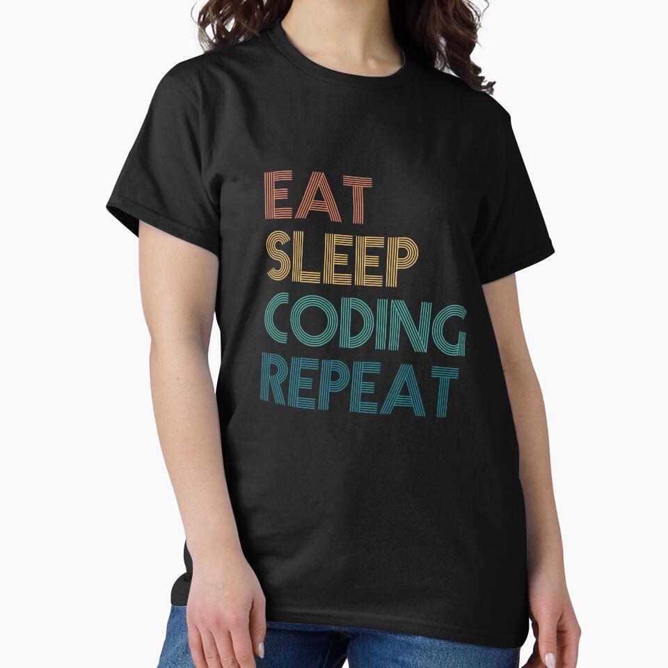 Eat Sleep Coding Repeat - Gift For Coding Fans by kindxinn