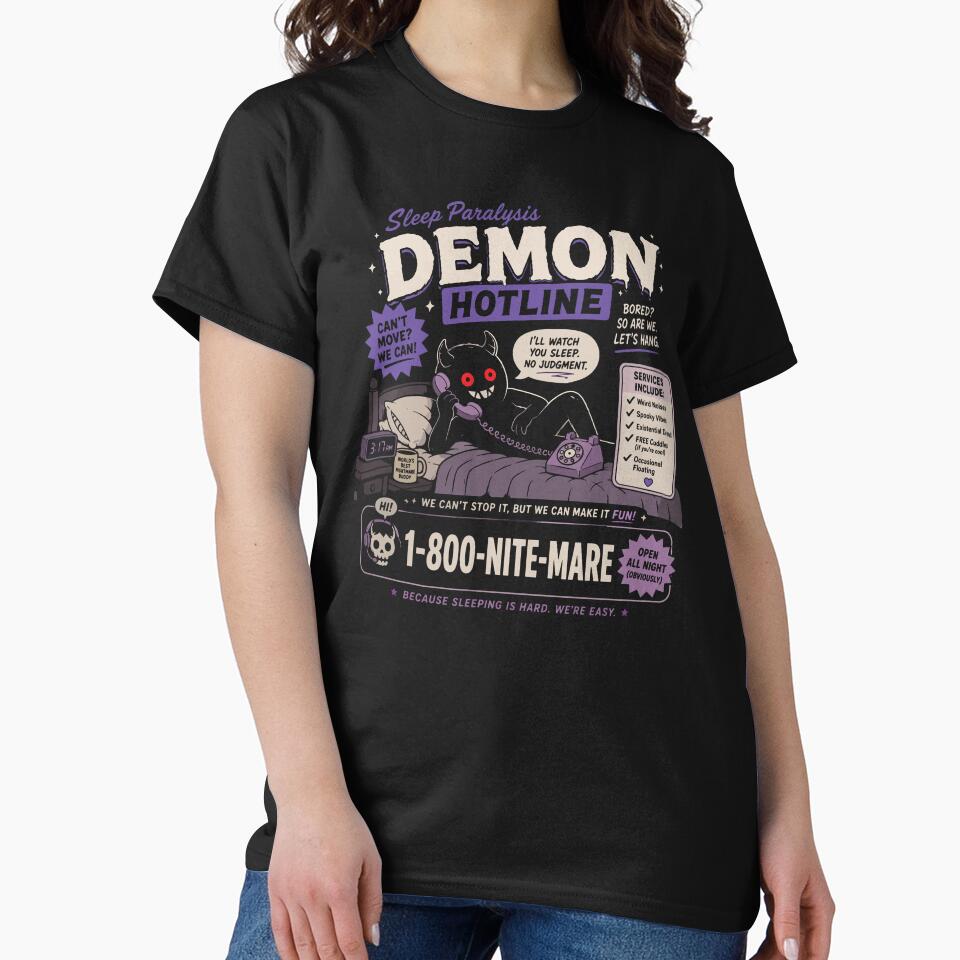 Sleep Paralysis Demon Hotline by GhoulishGraphX