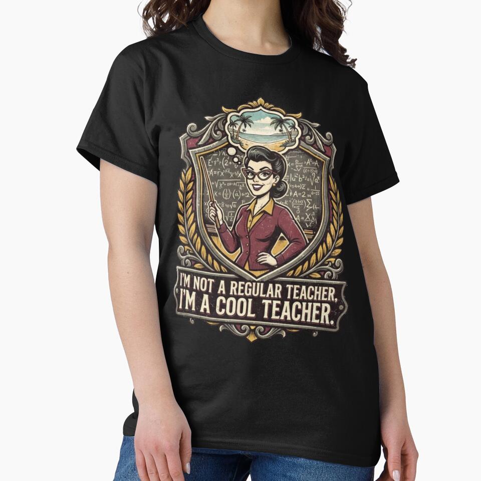 Funny Teacher Gift Cool Teacher Appreciation Educator School Design by thoughtswear