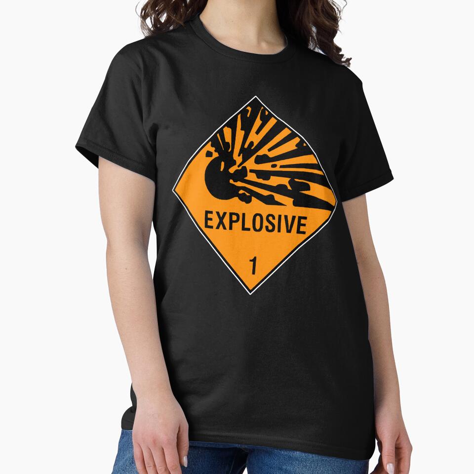 Warning Explosives by Angry Swan Designs