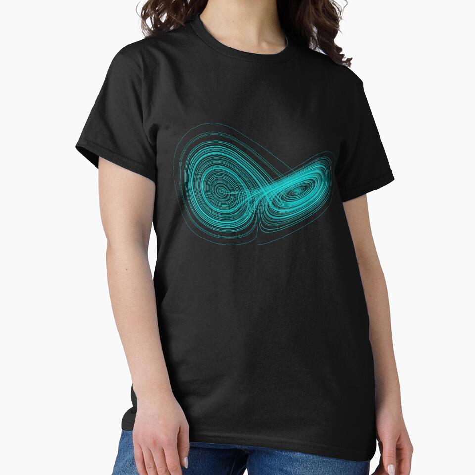 Lorenz Attractor - Chaos Theory Math & Physics Art by CosmicEquations