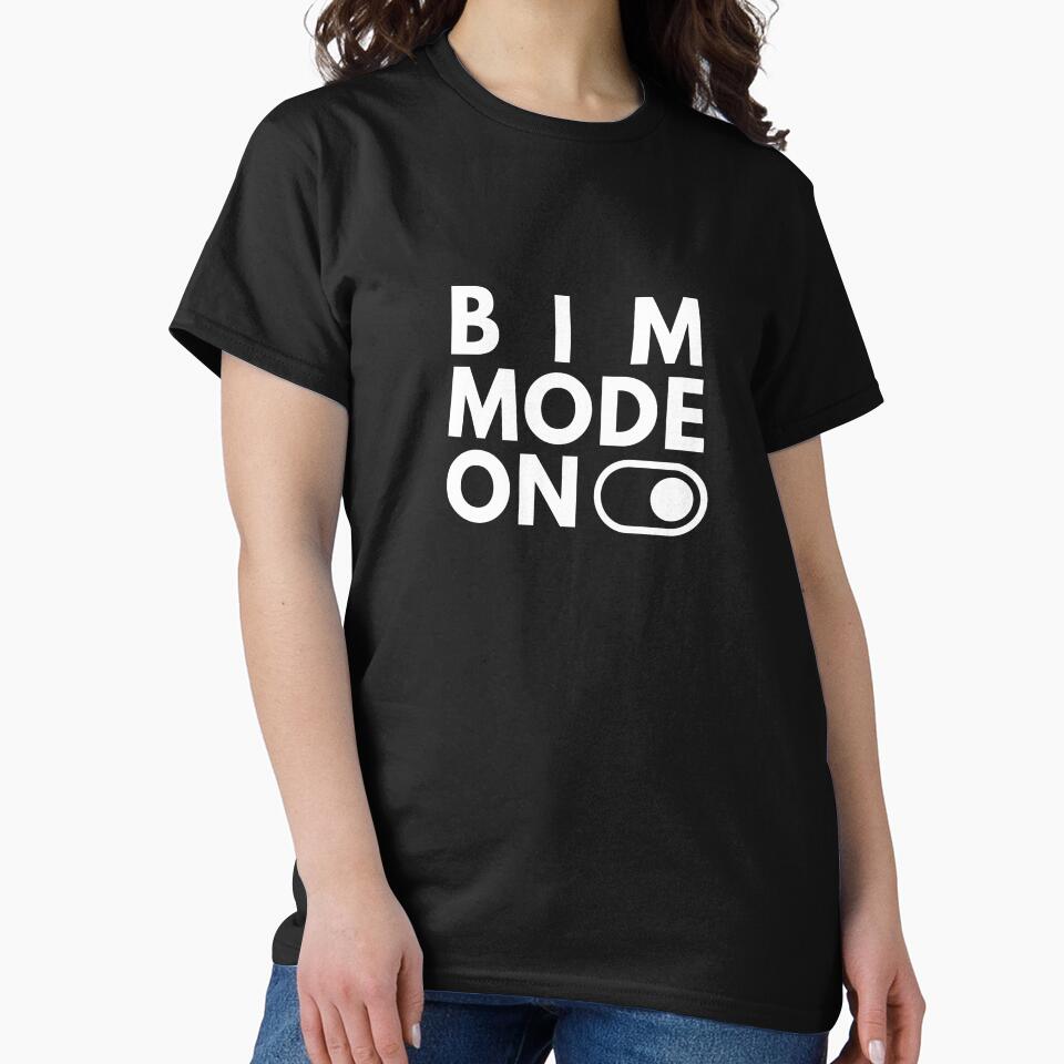 BIM mode on - Building Information Modeling white by Laukgr