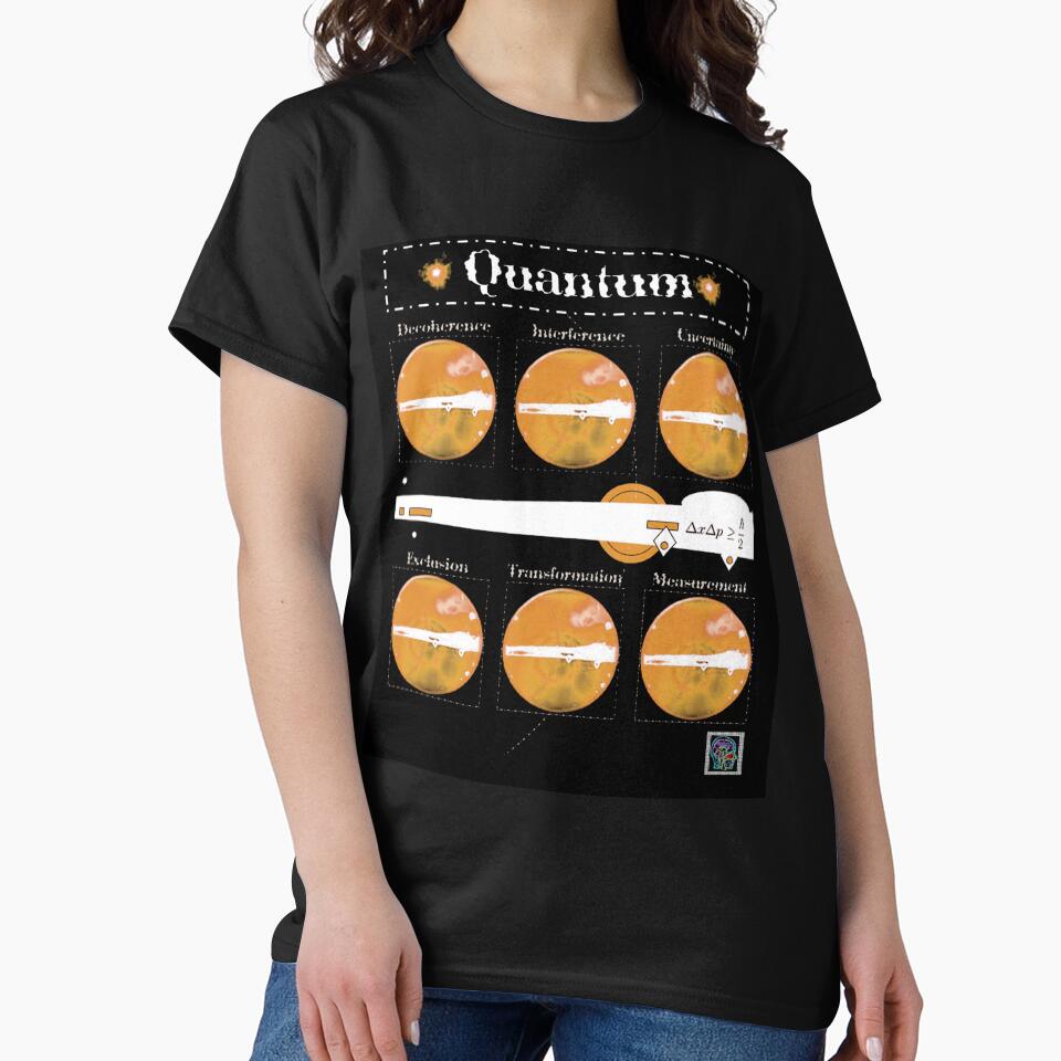"Sheldon Wears Quantum - ORANGE"© by Lisa Clark - Thinker Collection STEM Art and MORE