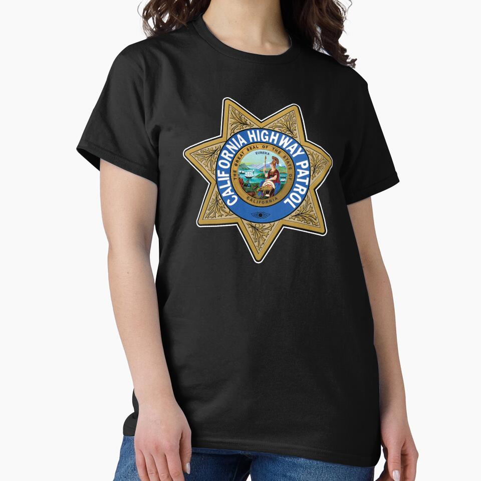 California Highway Patrol - badge - shield - logo - trooper Police by Osprey Tees