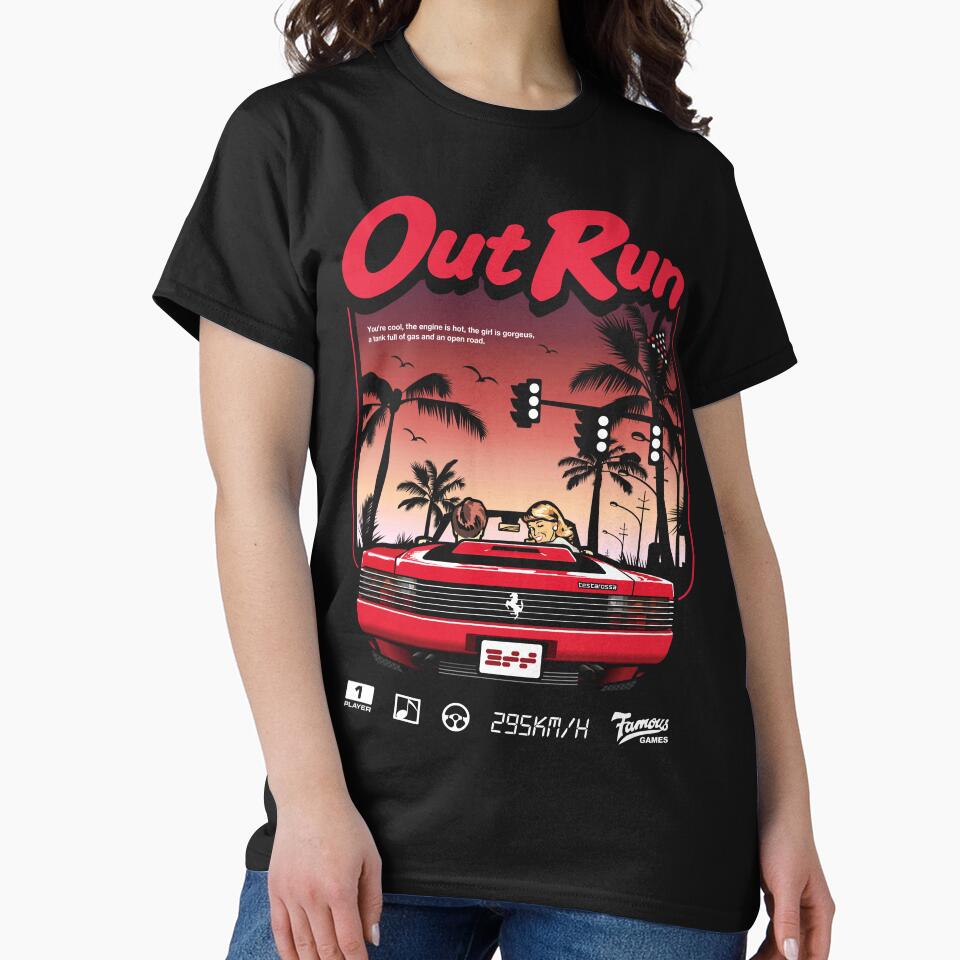 Out Run Retro Arcade Vintage by Jorditarrats