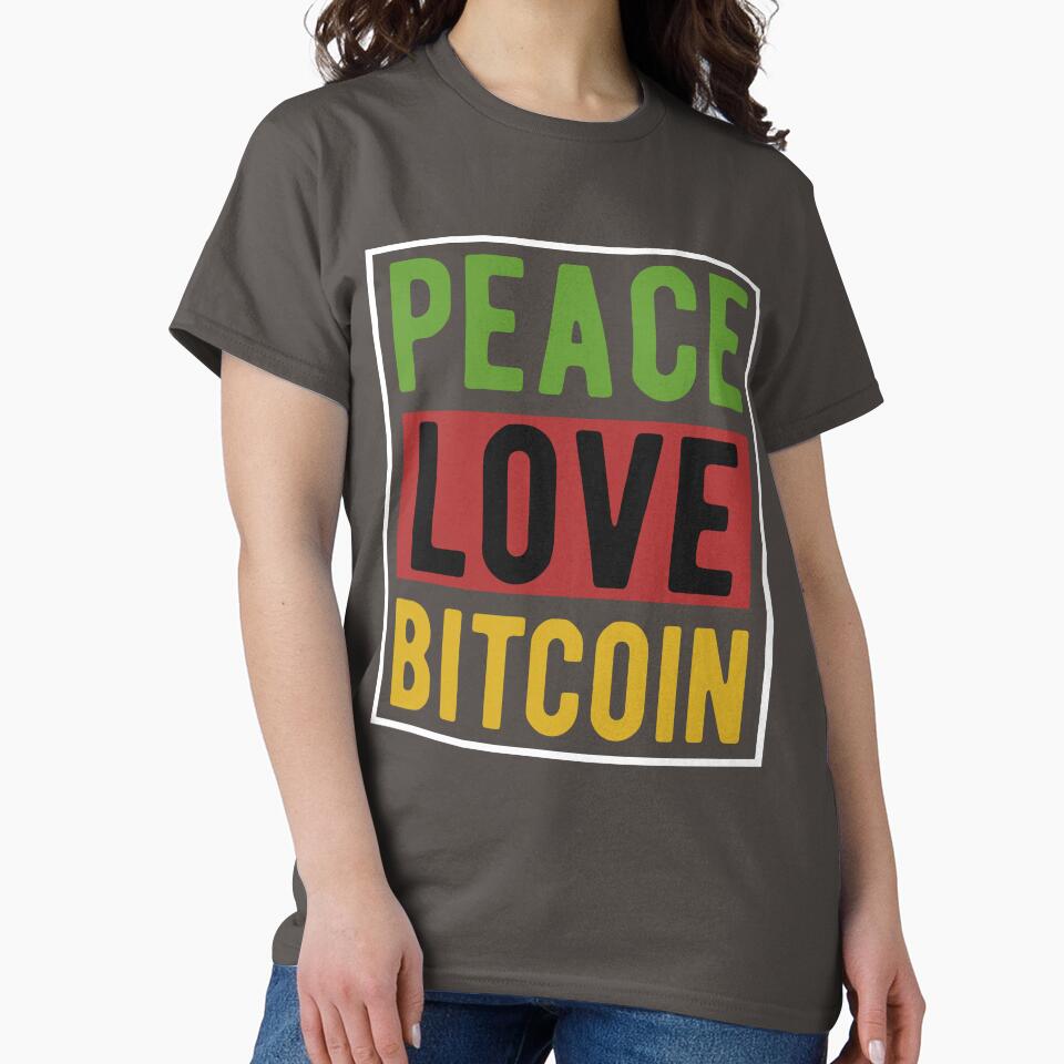 Peace love bitcoin by Tiny-Love ⭐⭐⭐⭐⭐