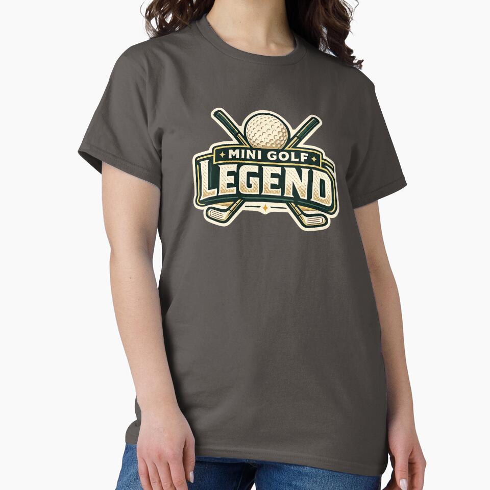 Mini Golf Legend Retro Badge by EastEndTownie