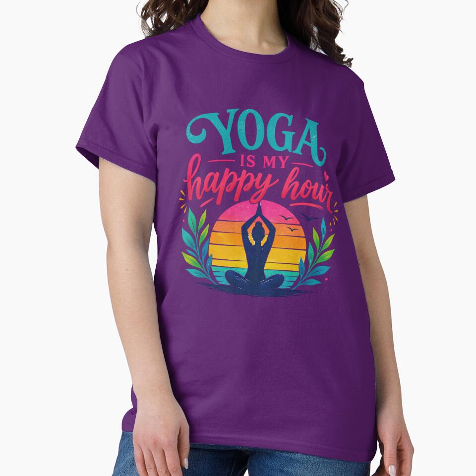 Yoga is my Happy Hour by Flow-n-Flourish