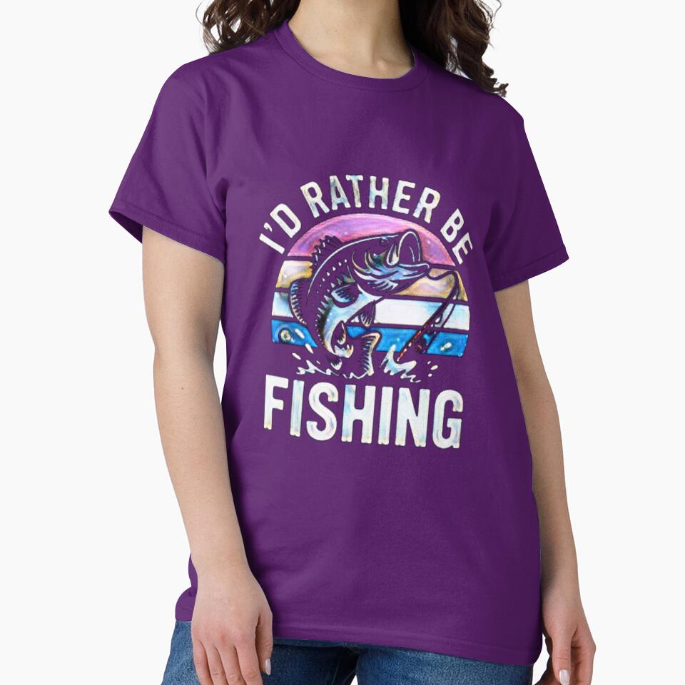 I’d Rather Be Fishing Fishing Quote by creativerooney