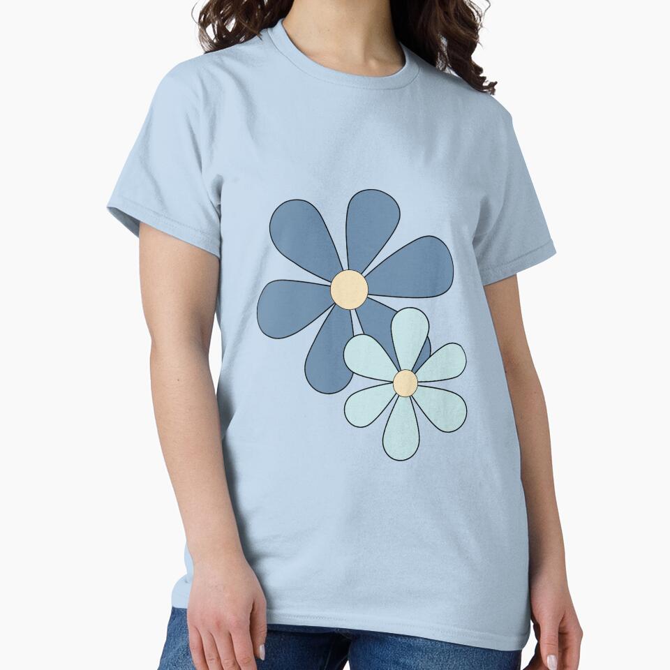 Blue Flower Power by Tanya C  Smith