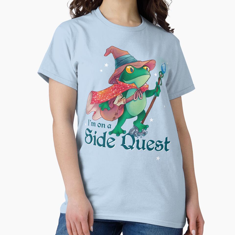 Side Quest Wizard Frog by Halfpintelle