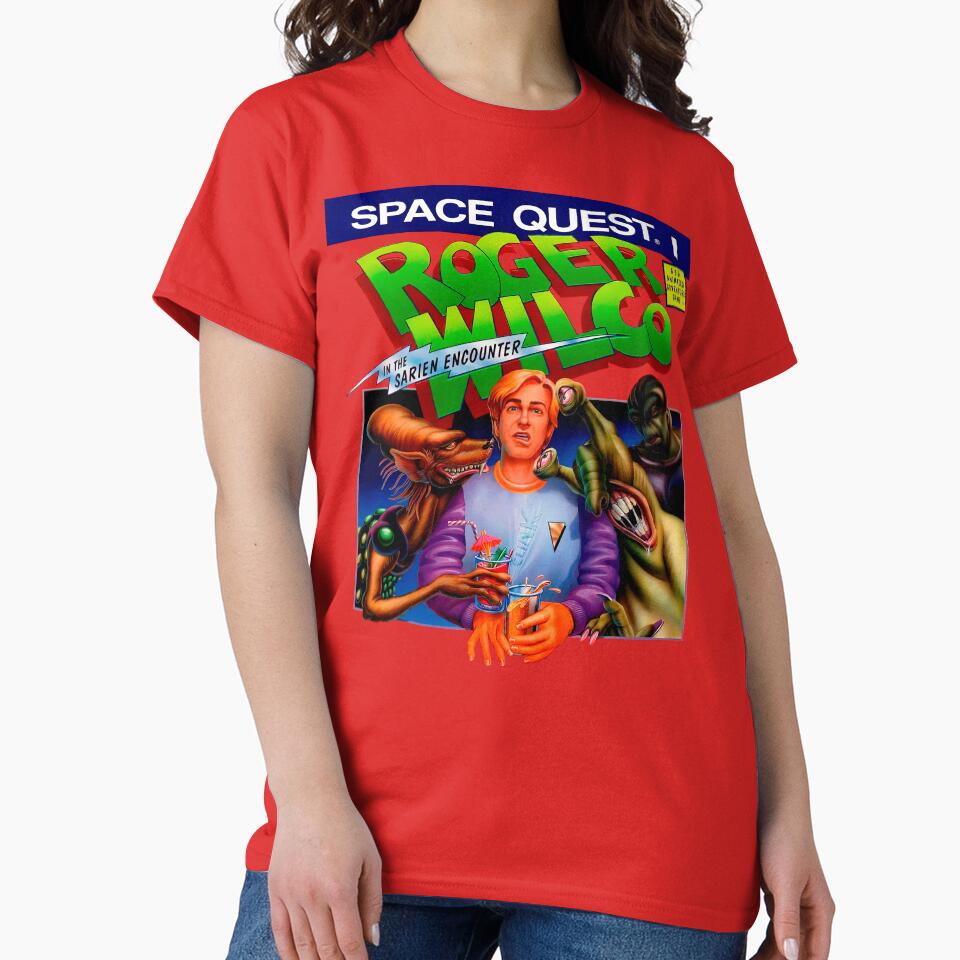 Space Quest Game Cover Art by Retr0Tshirts