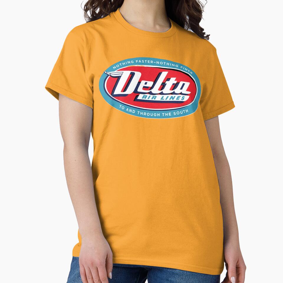 delta airlines vintage 1950s logo major airline aviation by PilotandPlane