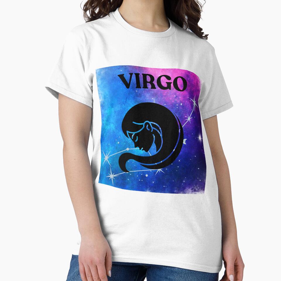 Zodiac Sign - Virgo Line Art Illustration by Dragon-Act-Art