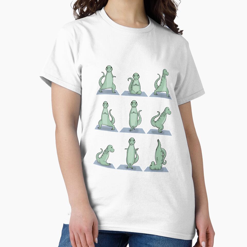 Tyrannosaurus Trex Dinosaur Yoga Pose by BundlerVq