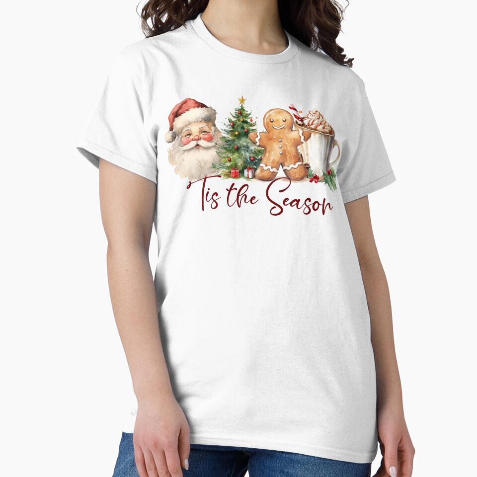Tis the season Christmas Sweatshirt, holiday apparel, Christmas Sweatshirt, Funny Christmas Sweater, Cute Winter Sweatshirt, Merry Christmas by ChosinMarkets77