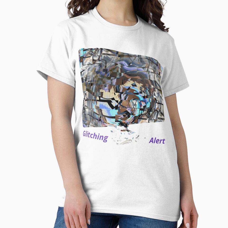 Glitching Alert, a computer gift,  designed for the computer geek. by PiperParrot