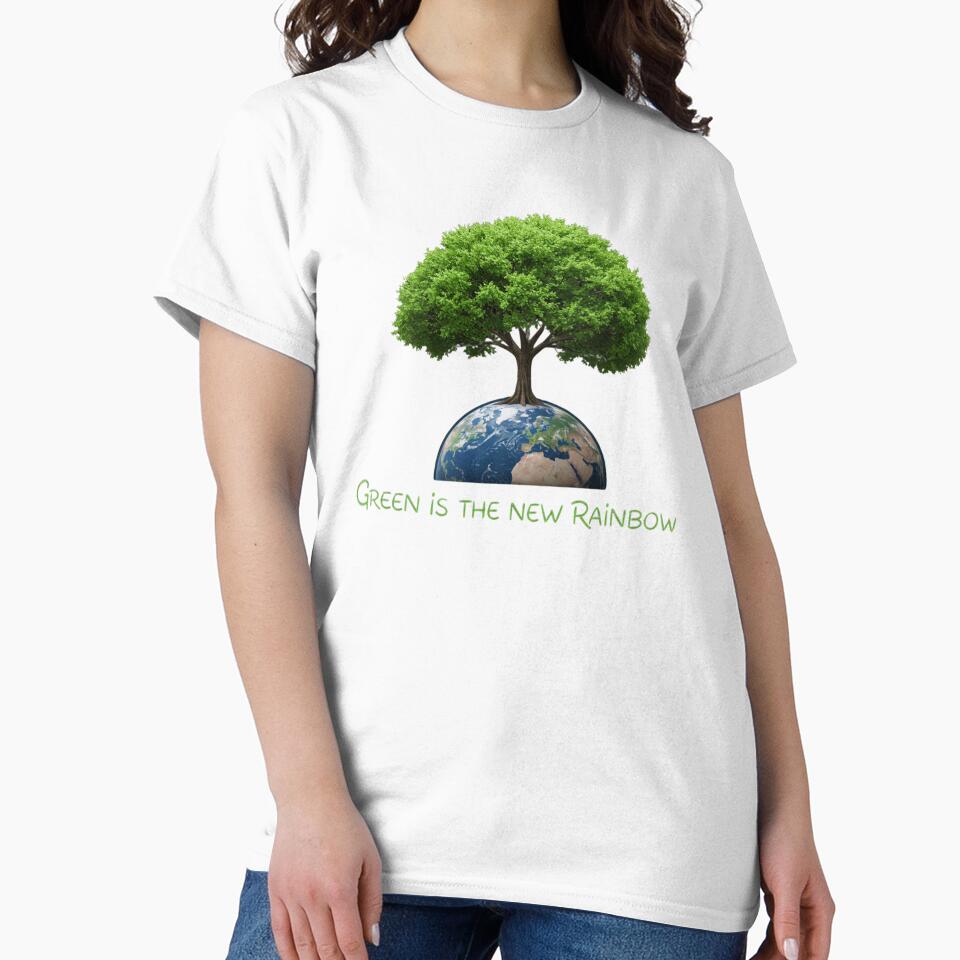 Green is the New Rainbow: Funny Eco-Friendly Design by MotivaChic