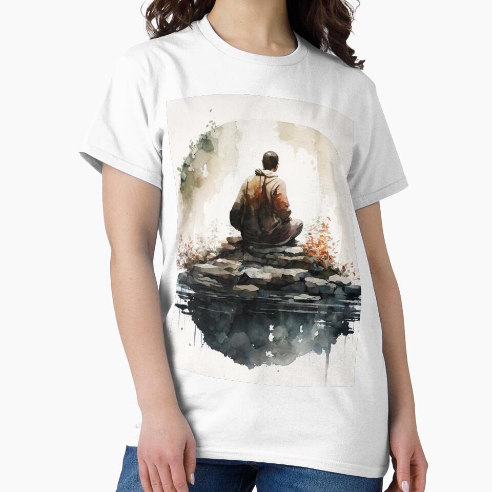 meditation watercolor by shokA Design