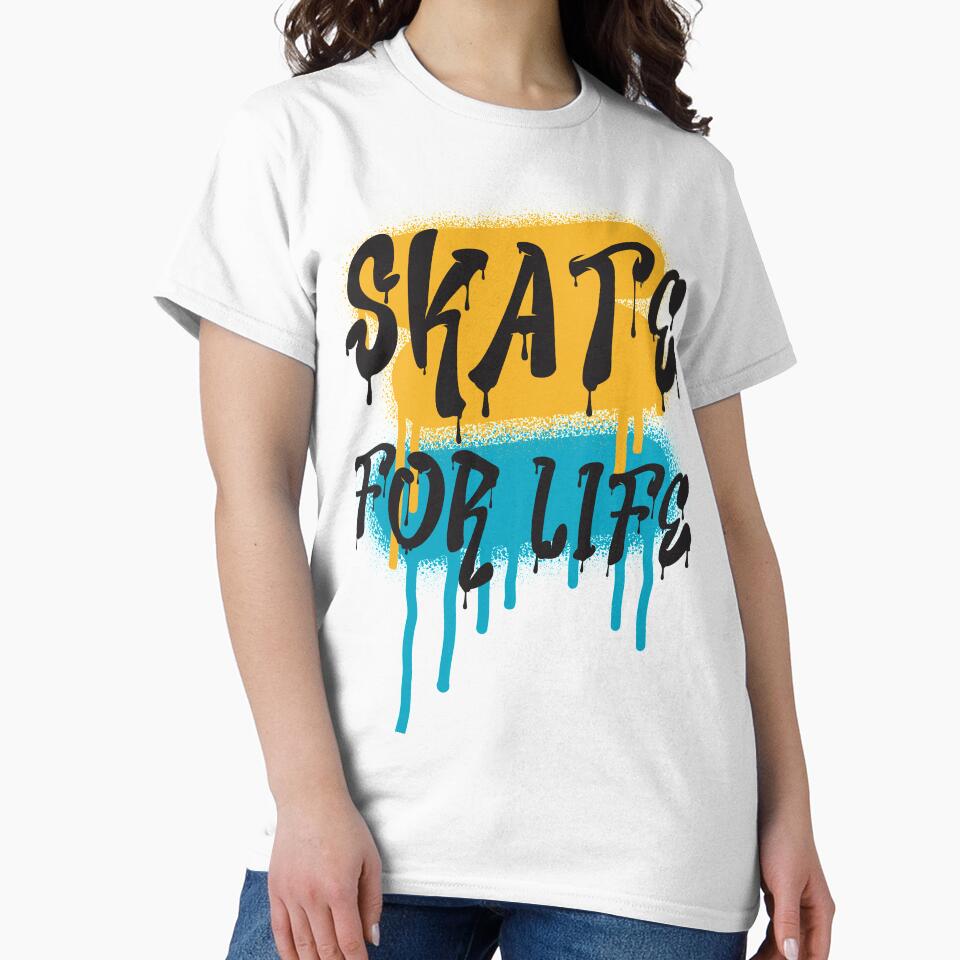 Skate For Life Graffiti Art Style Light by Windmill Wildflowers