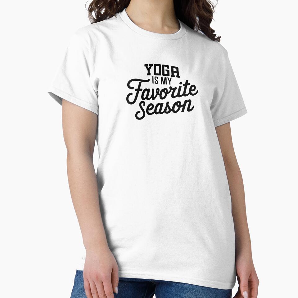 Yoga is My Favorite Season Funny Yoga Lover by Oussinc