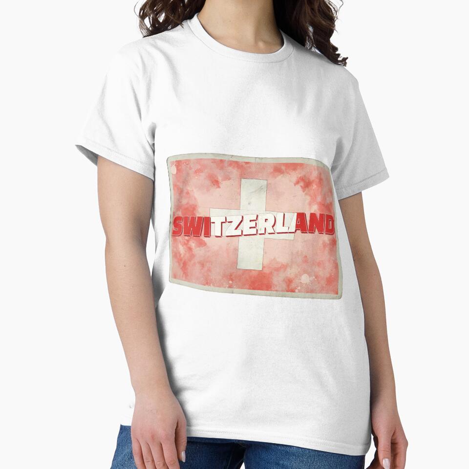 Switzerland Vintage style retro souvenir by DeveloperProp0