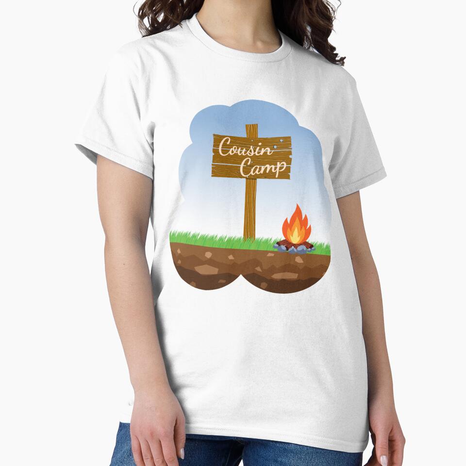 Cousin Camp Shirt – Matching Family Reunion & Vacation Design by PixelWaveBD