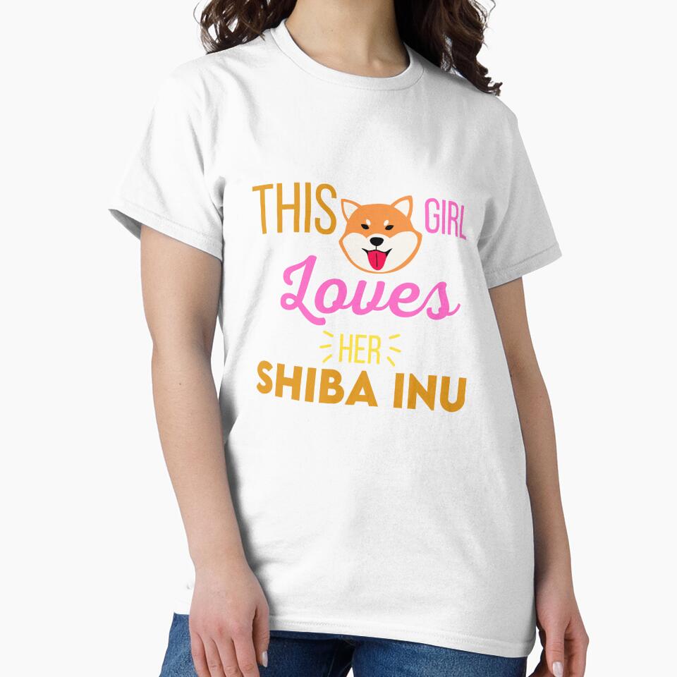 This Girl Loves her Shiba Ino Crypto by WaguinhoTex