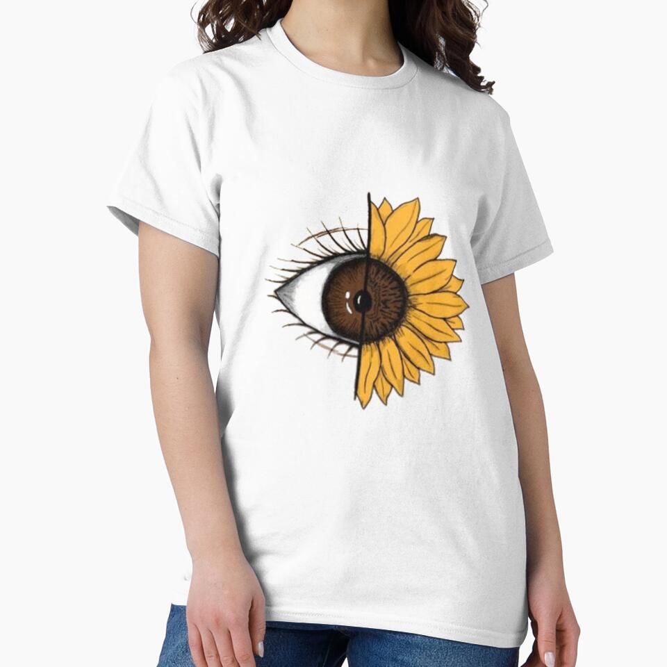 eye psychedelic flowers spring by polich