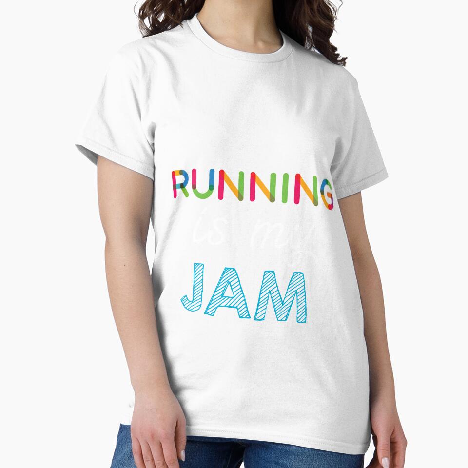 Running is my Jam. Funny Running Design by Custom365