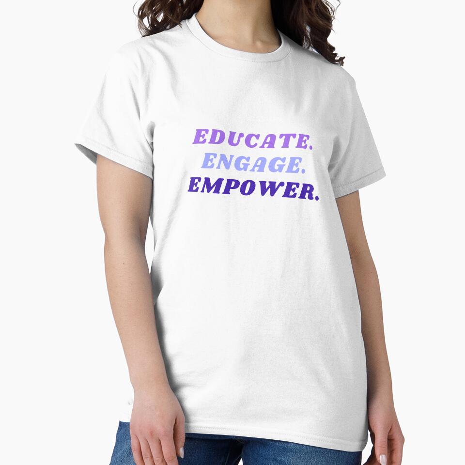 Our Mission: Educate, Engage, Empower (black background) by Sci-Ninja-Blog