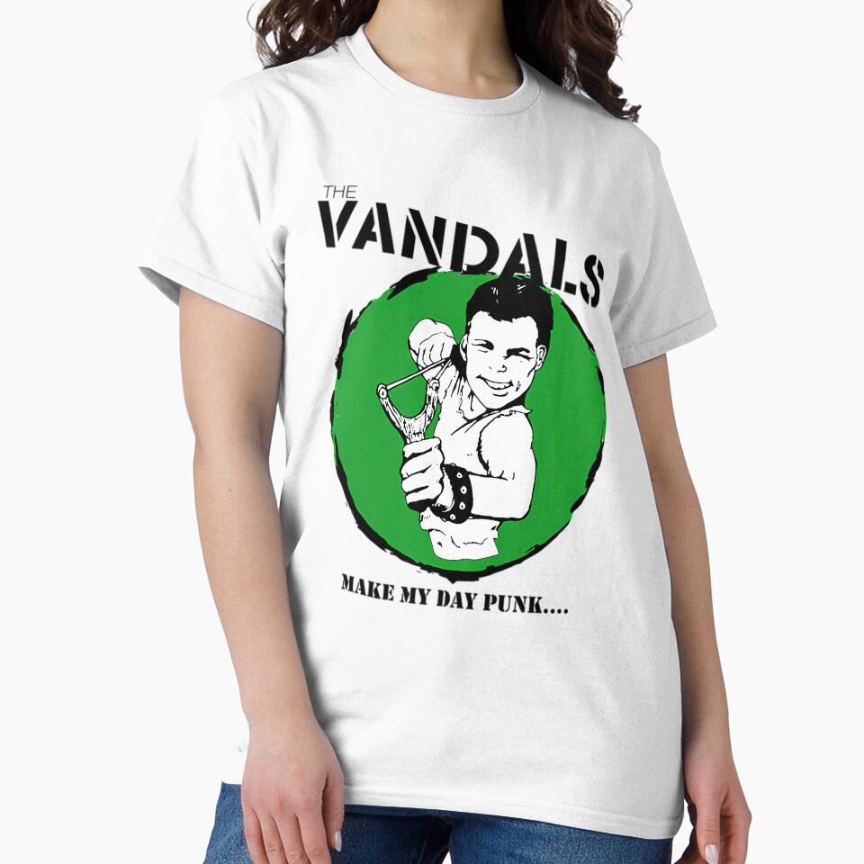 The Vandals Make My Day Punk Rock Fanart Design by zelbeus