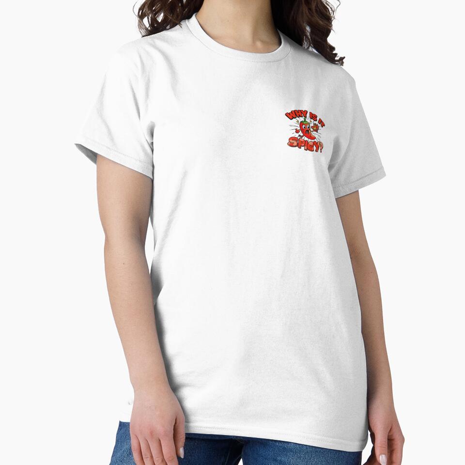 Spicy Vibes Only – Hot Chili Humor Tee by VividlyPossible