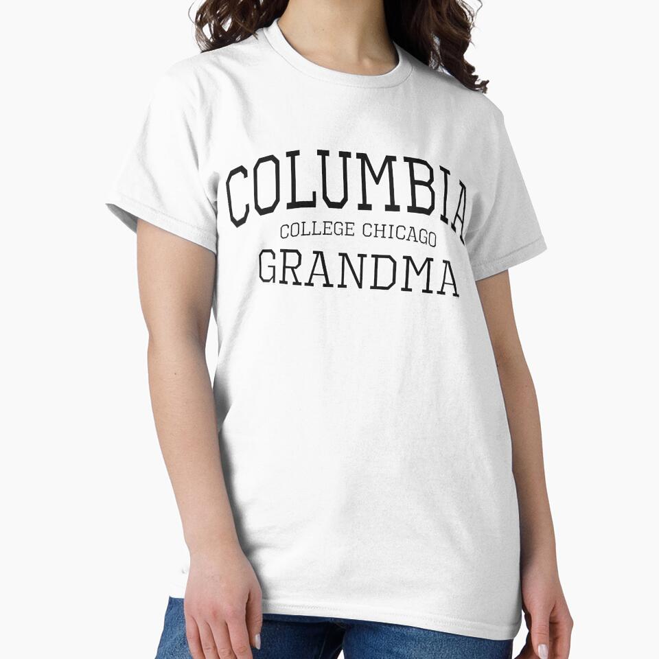 Columbia College Chicago Grandparent Grandma High Quality Print (Black) by blomdel