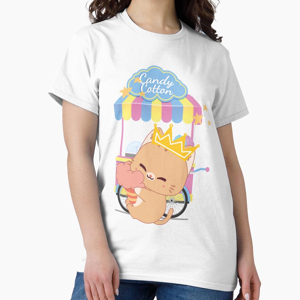 Cute Kawaii Cat Cotton Candy by yuki-hana