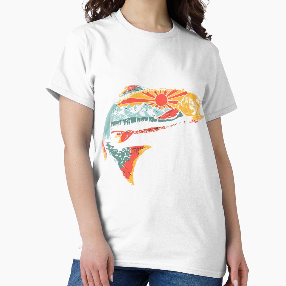 Trout Outdoor Illustration Series by YesterDayCheck