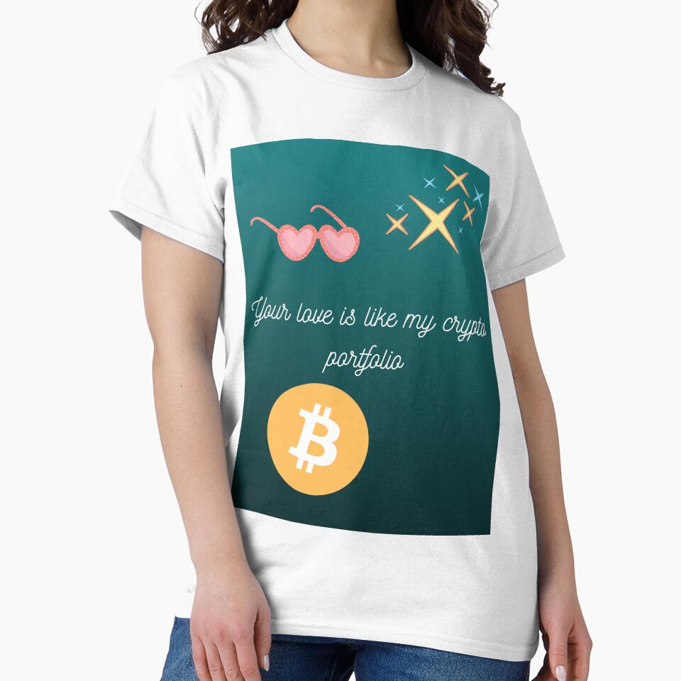 Your love is like my crypto portfolio design by UpcomingTech