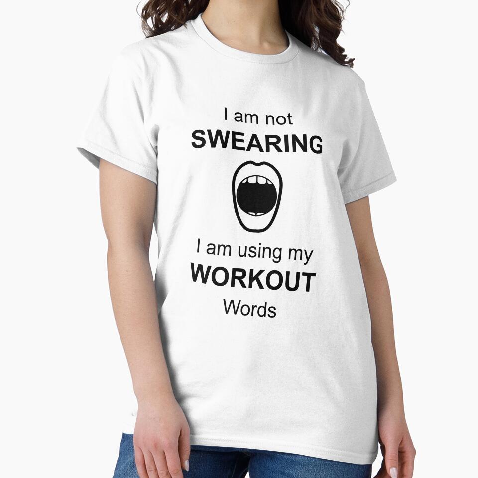 Im not swearing I am using my workout words collection. by Myartbeyours