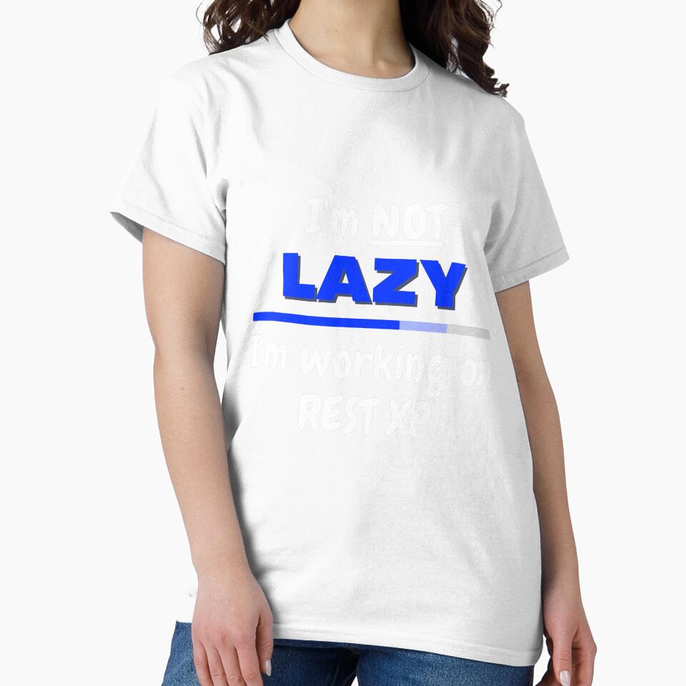 I'm not Lazy I'm working on Rest XP White Text by JEL-Designs