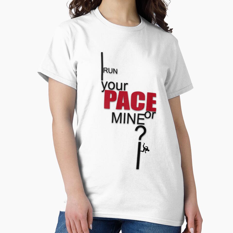Run your pace or mine for runner to motivate yourself in Clothing, Accessories, Home Decor. by Myartbeyours